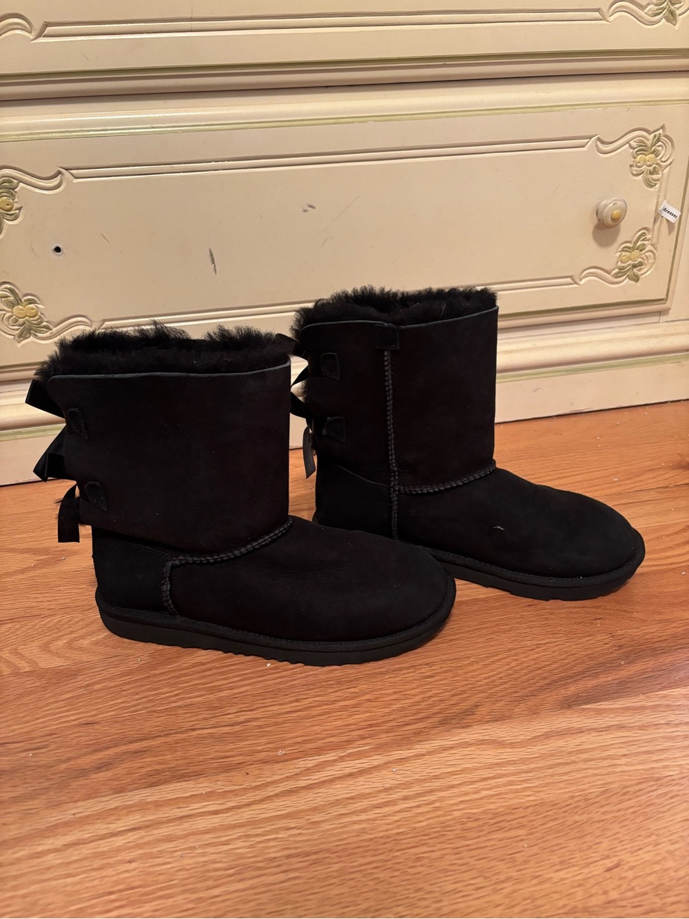 UGG Black Bow Boots